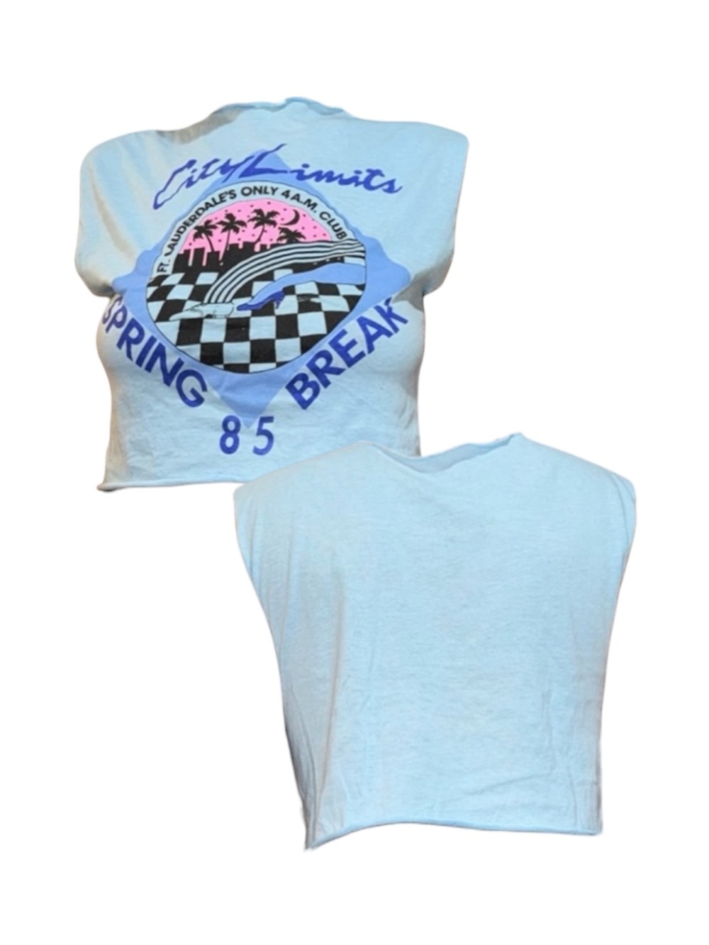 Vintage 85’ City Limits Graphic Crop Top